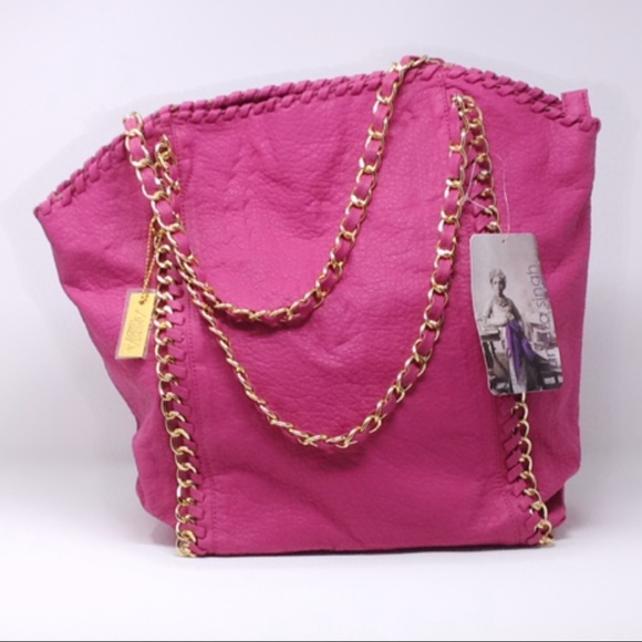 AMRITA SINGH Handbag Tote Fuchsia - Picture 2 of 5